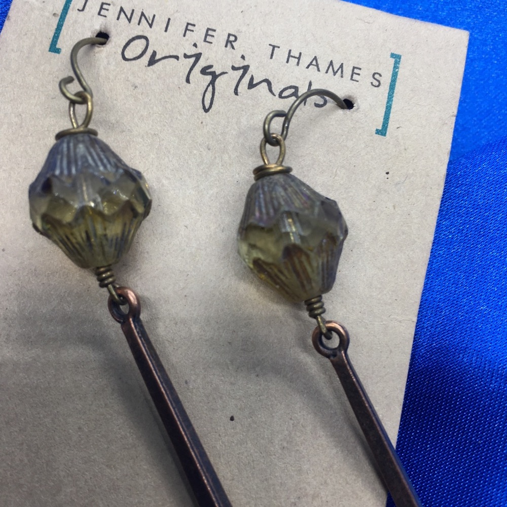 Jennifer Thames originals handcraft drop earrings